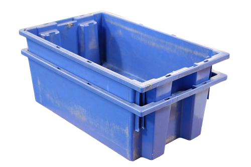 Used Stack and Nest Plastic Bins - 18