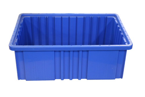 Used Stackable Plastic Bins - 16