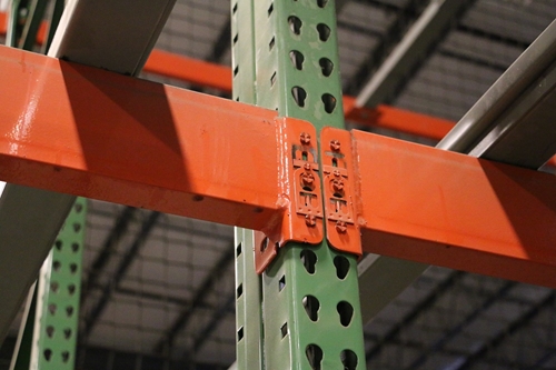 Used Teardrop Pallet Rack Beams