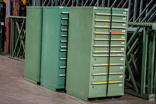 Used 16-Drawer Vidmar Cabinets