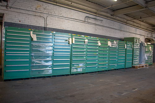 Used 16-Drawer Vidmar Cabinets