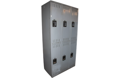 Used Double-Tier Lockers - 12" Wide