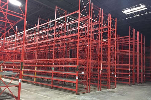 used structural pallet rack