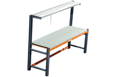 Used ASI Steel Top Pallet Rack Workbenches