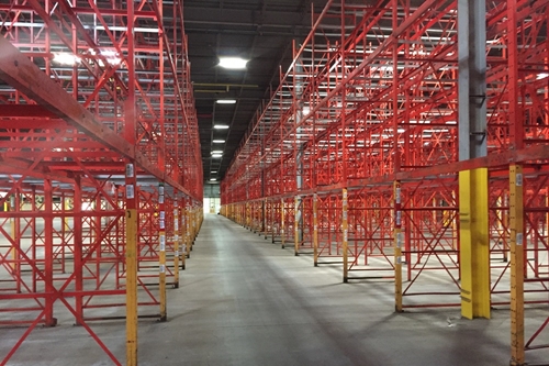 used structural pallet rack frames