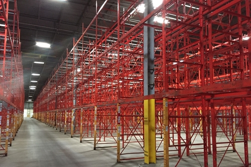 used structural pallet rack