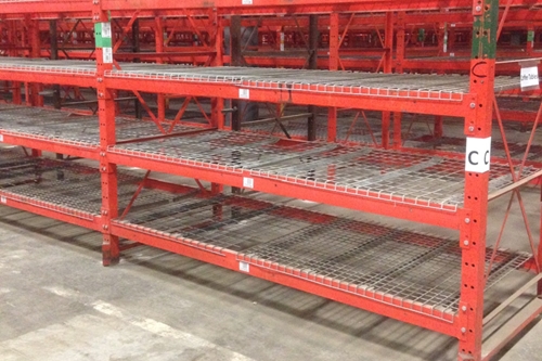 used structural pallet rack beams