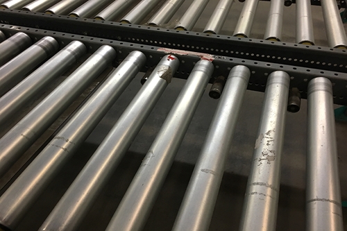 Used Gravity Roller Conveyor System