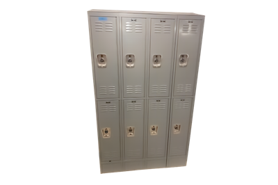 Used Half Door Lockers - 12" x 12" x 36"