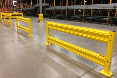 Used Industrial Safety Guard Rail