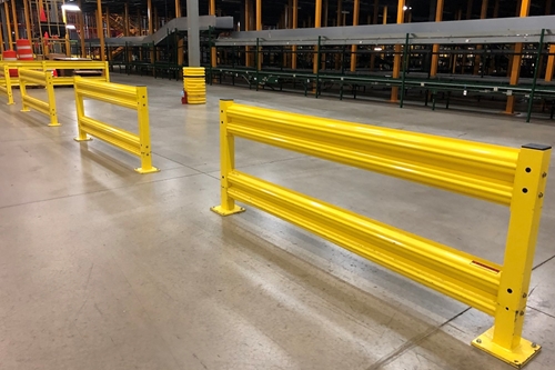 used industrial safety guard rail