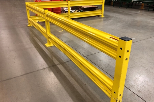 used industrial safety guard rail