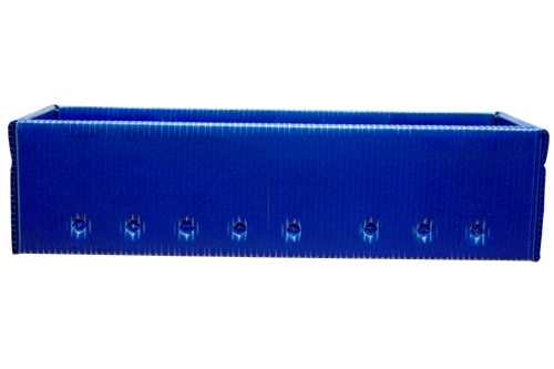 Used Blue Corrugated Bins (Narrow)