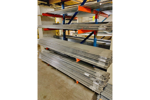 Used Mobile Wire Shelving Posts