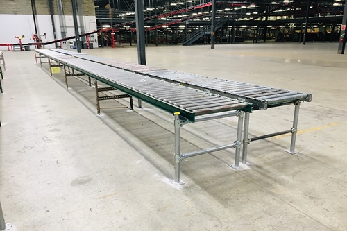 Used Gravity Roller Conveyor System