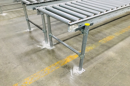 Used Gravity Roller Conveyor System