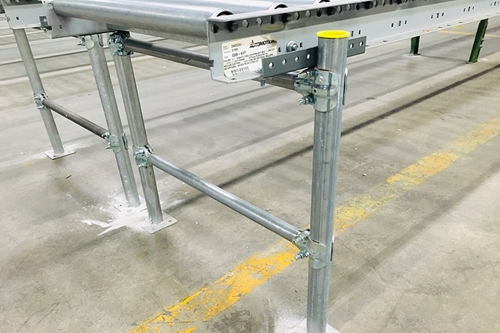 Used Gravity Roller Conveyor System