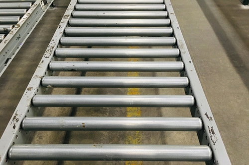 Used Gravity Roller Conveyor System