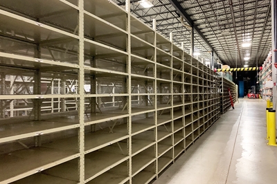 Used Republic Open Steel Shelving - 24" x 36" x 120"