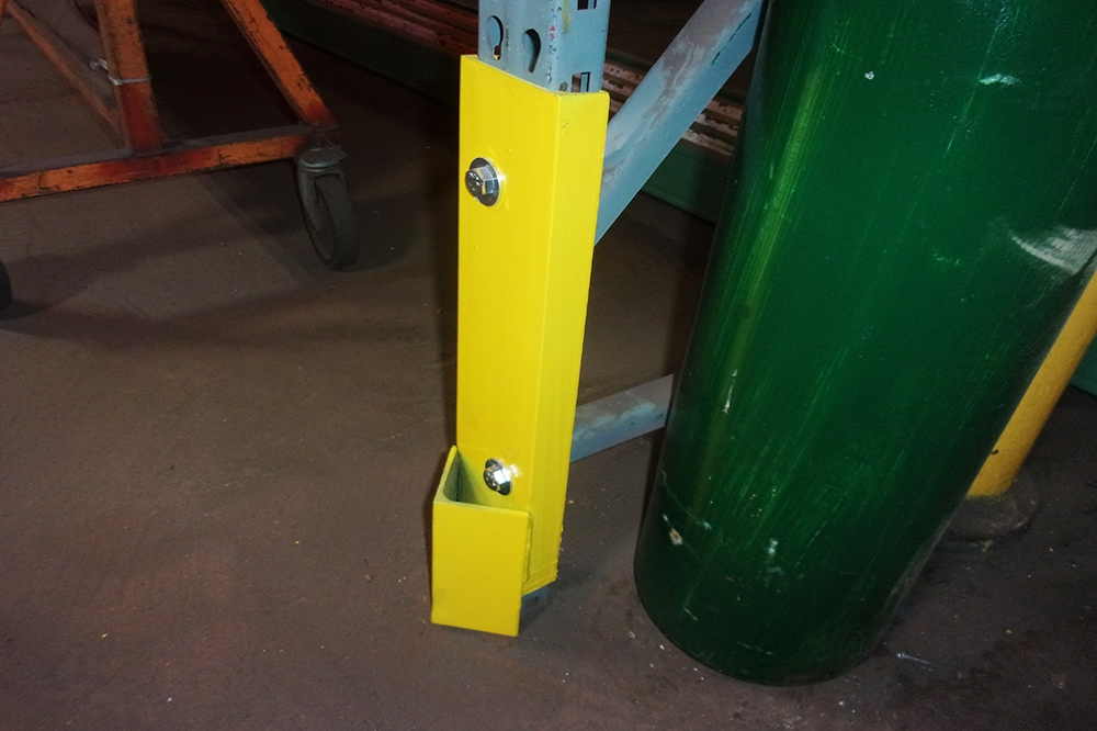 Bullnose Column Protectors for Pallet Rack