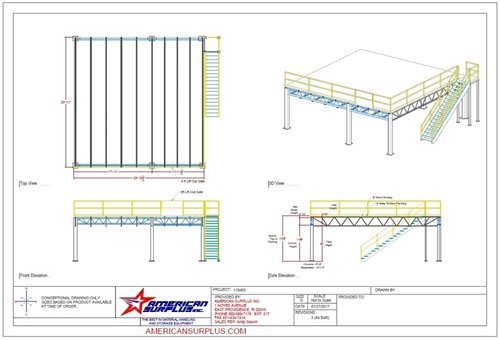 custom mezzanine layout