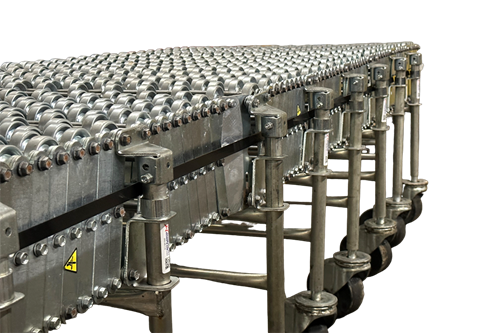 Nestaflex Flexible Skate Wheel Conveyor