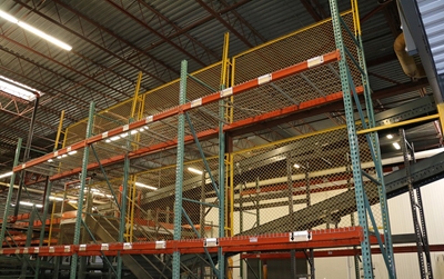 Used Pallet Rack Back Guard