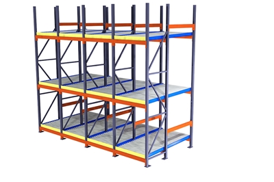 Used Full Roller Pallet Flow Rack