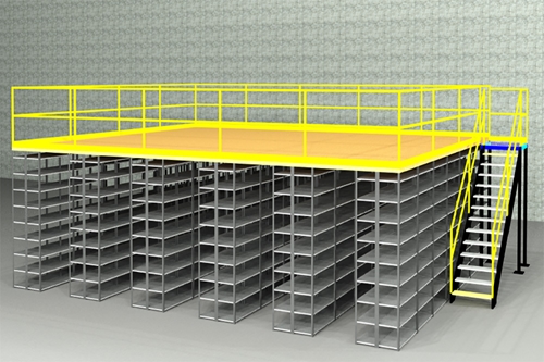 Shelving Supported Mezzanine