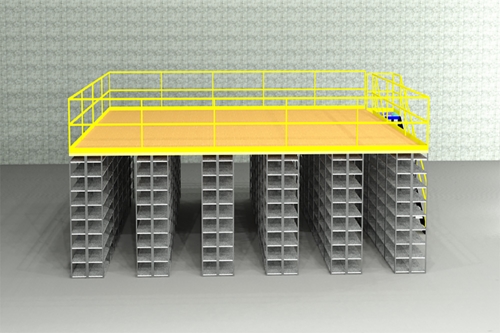 Shelving Supported Mezzanine