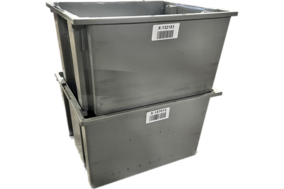 Used Nestable/Stackable Tote Bins - 19.5 x 23.5 x 13