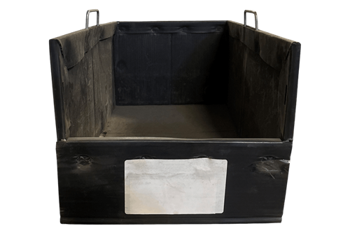  Used Corrugated Plastic Bins With Handles for Sale