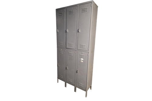  Used Double Tier Lockers - 12 x 12 x 36