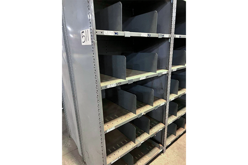 Used Metal Shelving Dividers