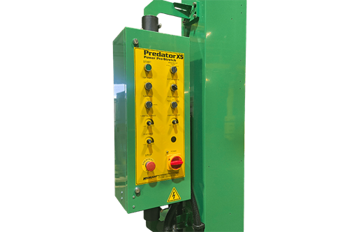  Used Predator XS High Profile Semi Automatic Stretch Wrap System Control Panel