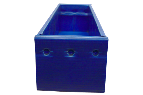 Used Blue Corrugated Bins (Narrow)