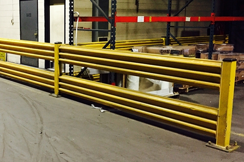Used Highway Style Warehouse Guard Rail