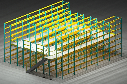 Used Pallet Rack Mezzanine