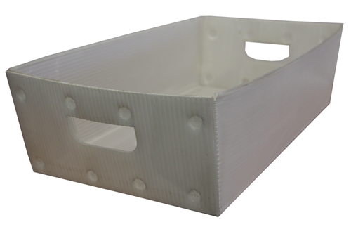 Used White Corrugated Bins