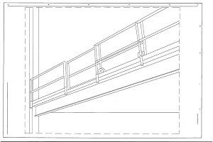 Sliding Mezzanine Gate