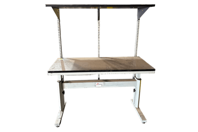 Used Adjustable Height Workbench With Laminated Top