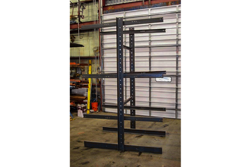 Used Burtman Cantilever Rack - Side View