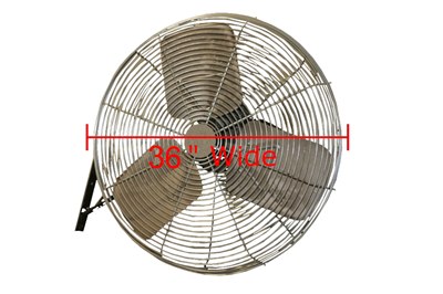 Used Wall Mounted Fans - 36"