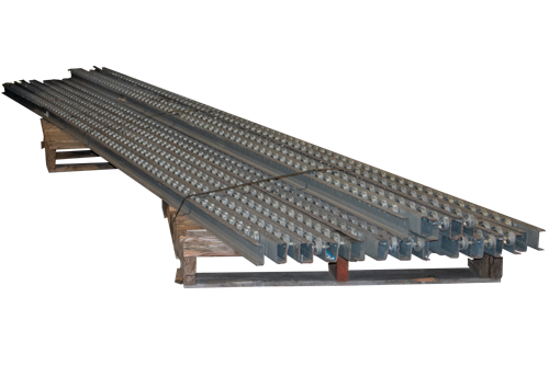 Used Dual Wheel Staggered Pallet Flow Rails