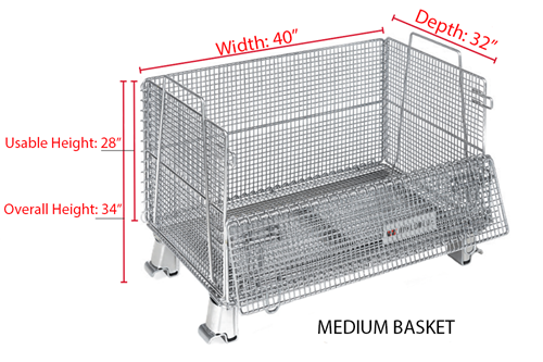 Medium WorldTainer Wire Baskets