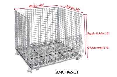 Senior Wire Baskets