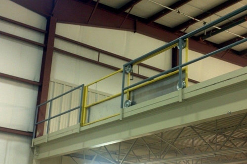 Sliding Mezzanine Gate