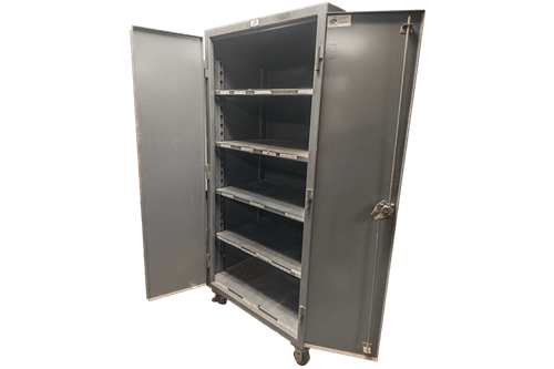 Used Stronghold Rollabe Industrial Storage Cabinet For Sale