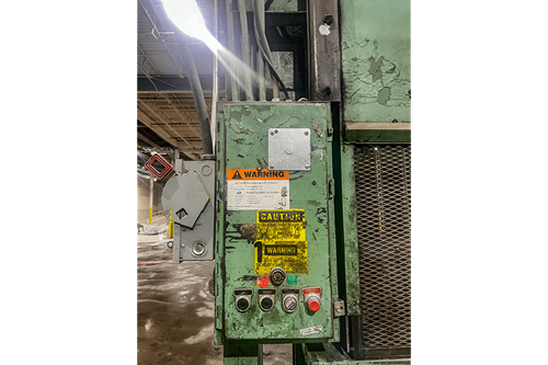 Used Semi-Automatic Vertical Baler For Sale - Control Panel