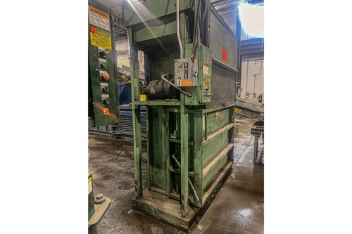  Used Semi-Automatic Vertical Baler For Sale - Side View